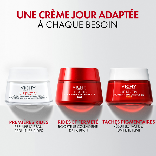 crème de jour LIFTACTIV COLLAGEN SPECIALIST 16 recommandée par les dermatologues